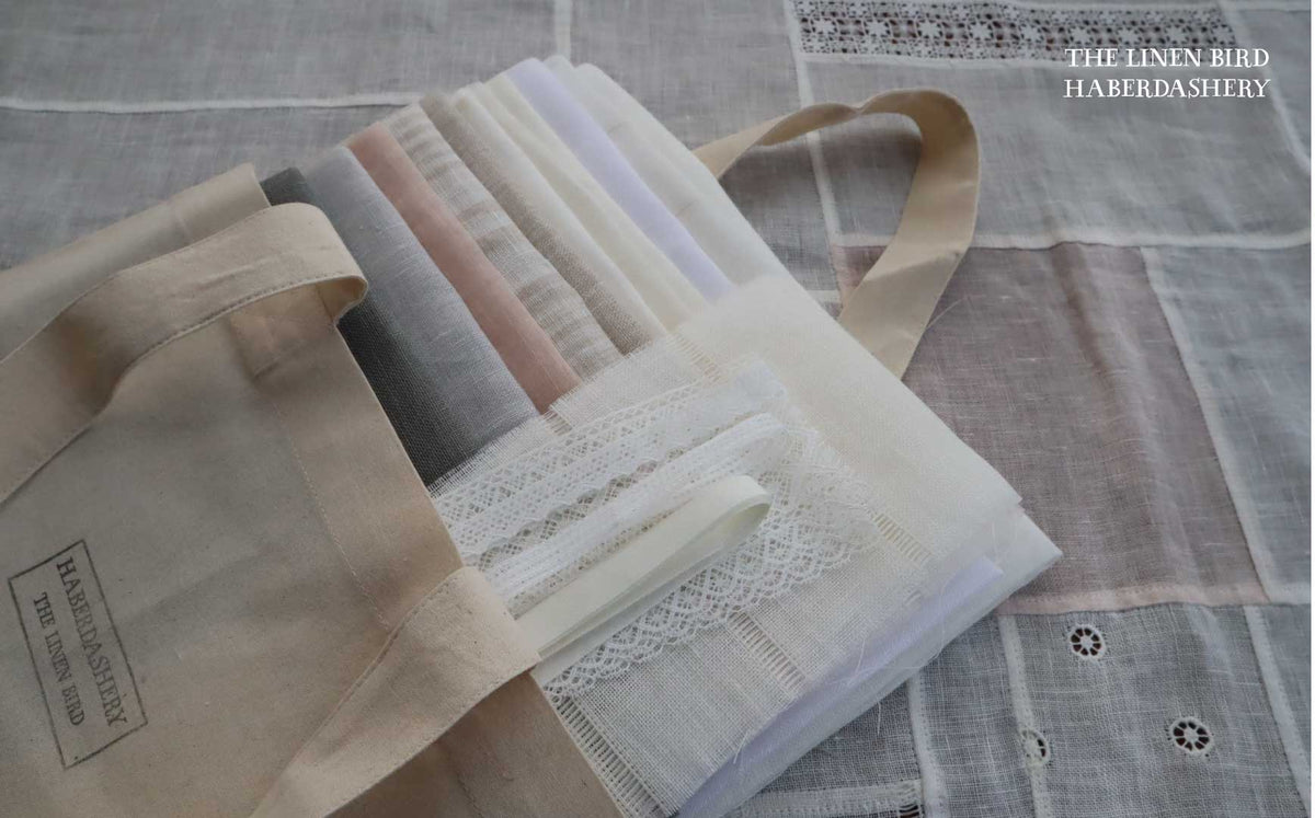 透けるリネンのパッチワーククロスキット Envelope エンベロープオンラインショップ