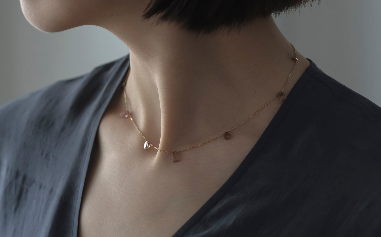 Atelier el/トルマリンのネックレス