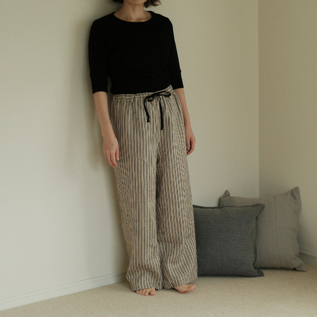 TLB HOME リネンスリープパンツ サン ガブリエル
