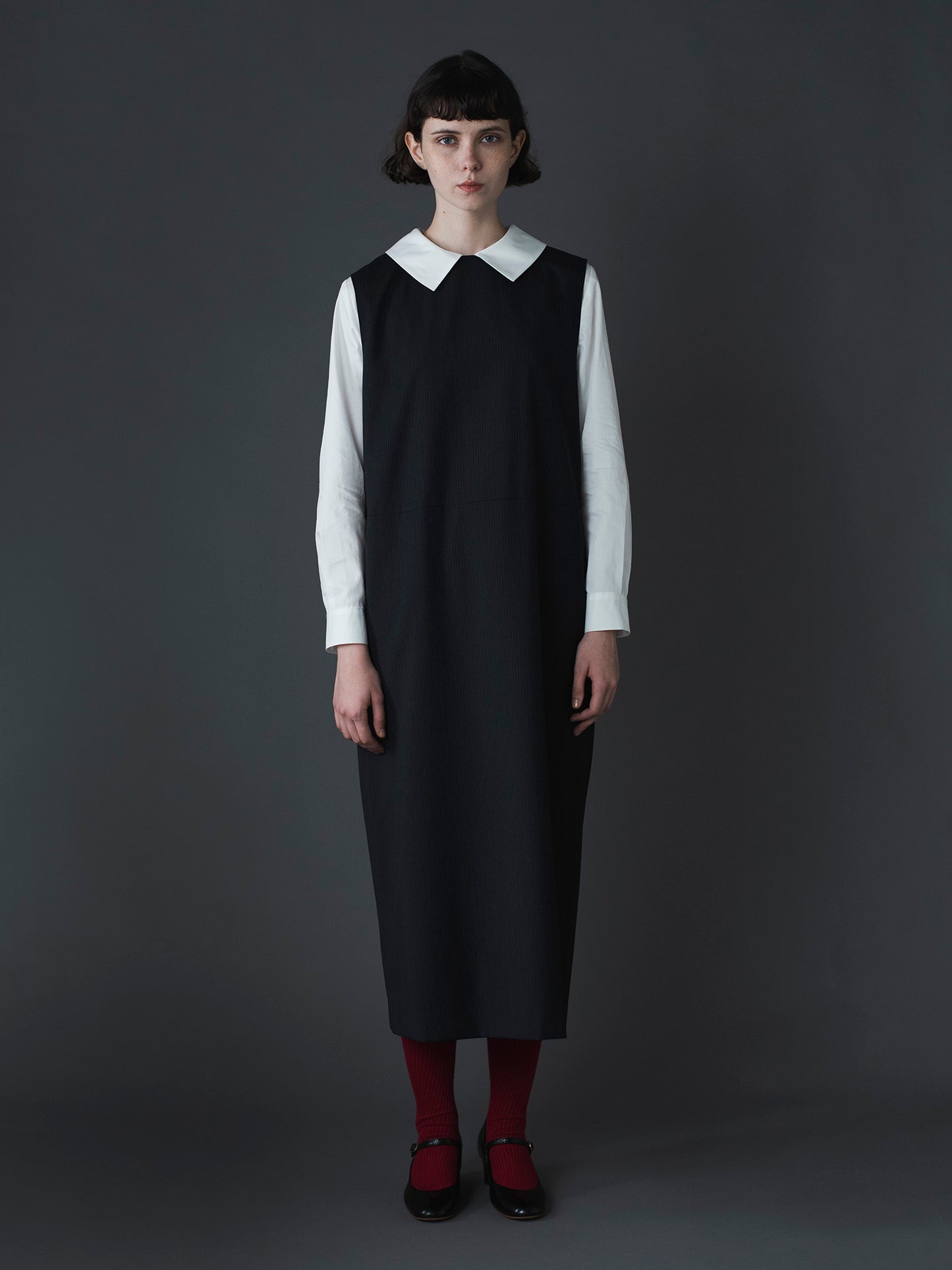 ジャンパースカート:ビアトリス/ストライプ