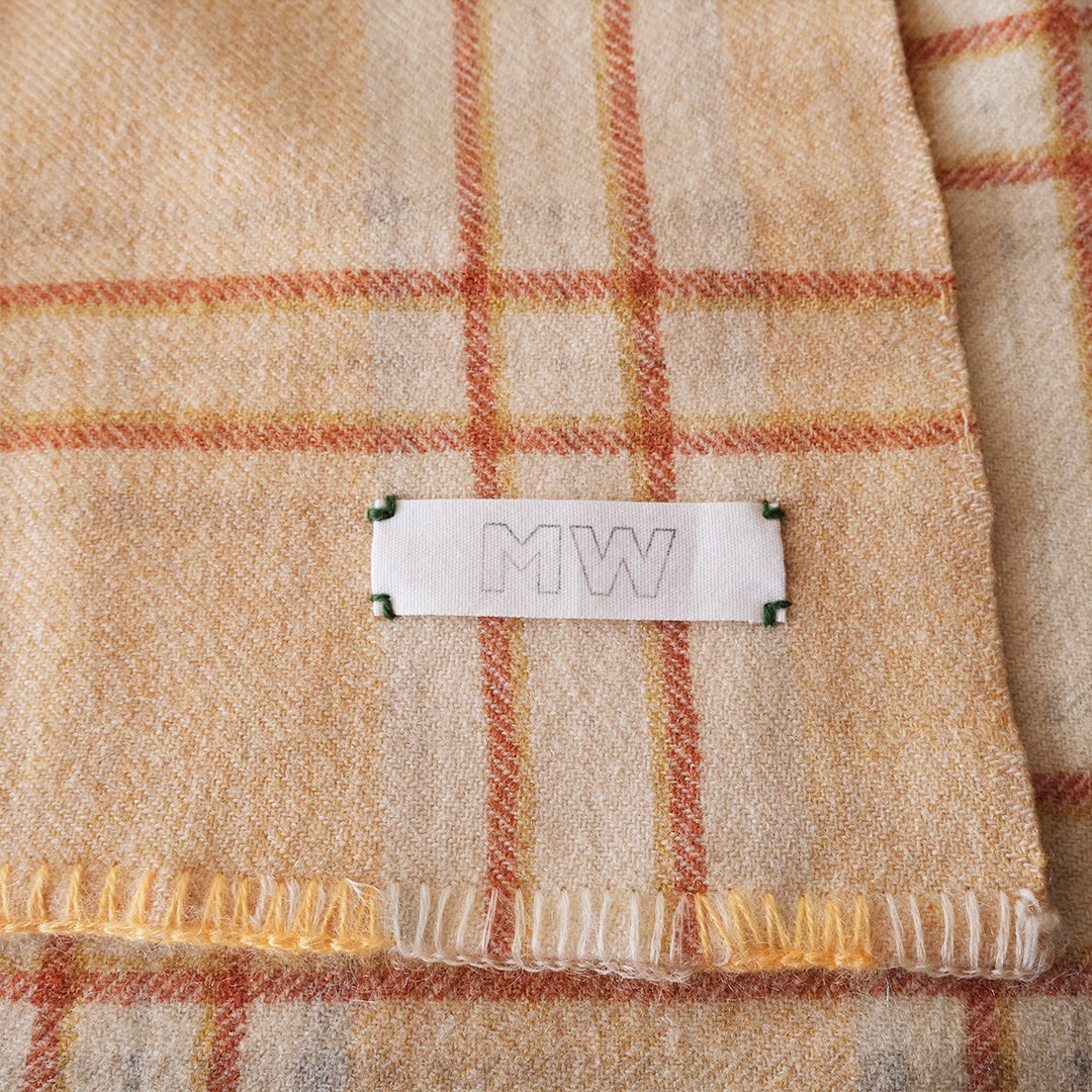 【最終お値下げ】1930-1950英国ウェールズ伝統織物　ウェルシュブランケット 最終お値下げ】1930-1950英国ウェールズ伝統織物ウェルシュ