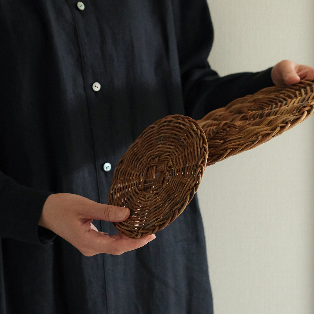 宮本工芸/あけびかご 土瓶敷き