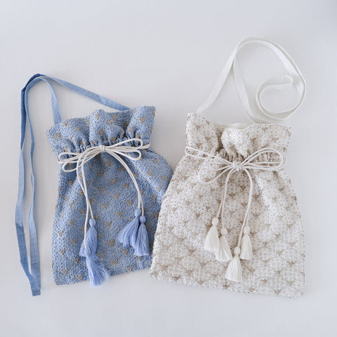 ［BUNON］Embroidery Drawstring Bag