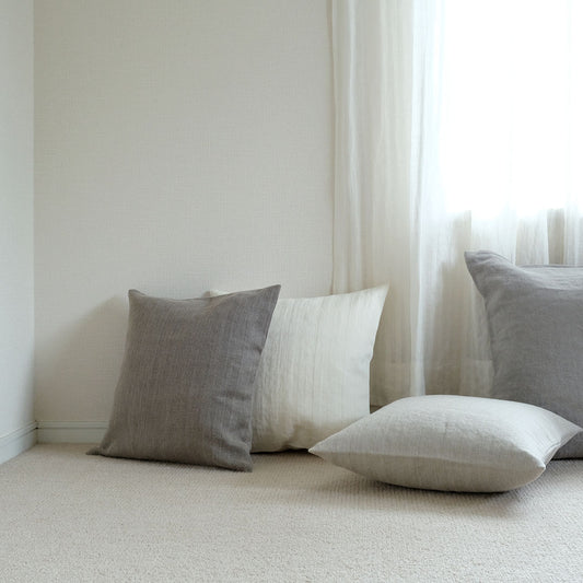 TLB HOME ウォッシュヘリンボーンクッション