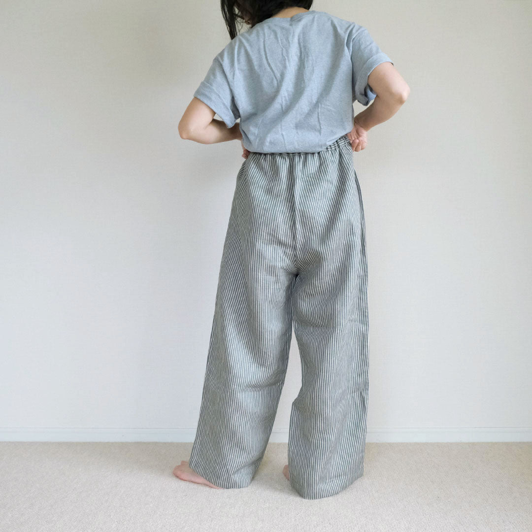 TLB HOME リネンスリープパンツ セーラーズ
