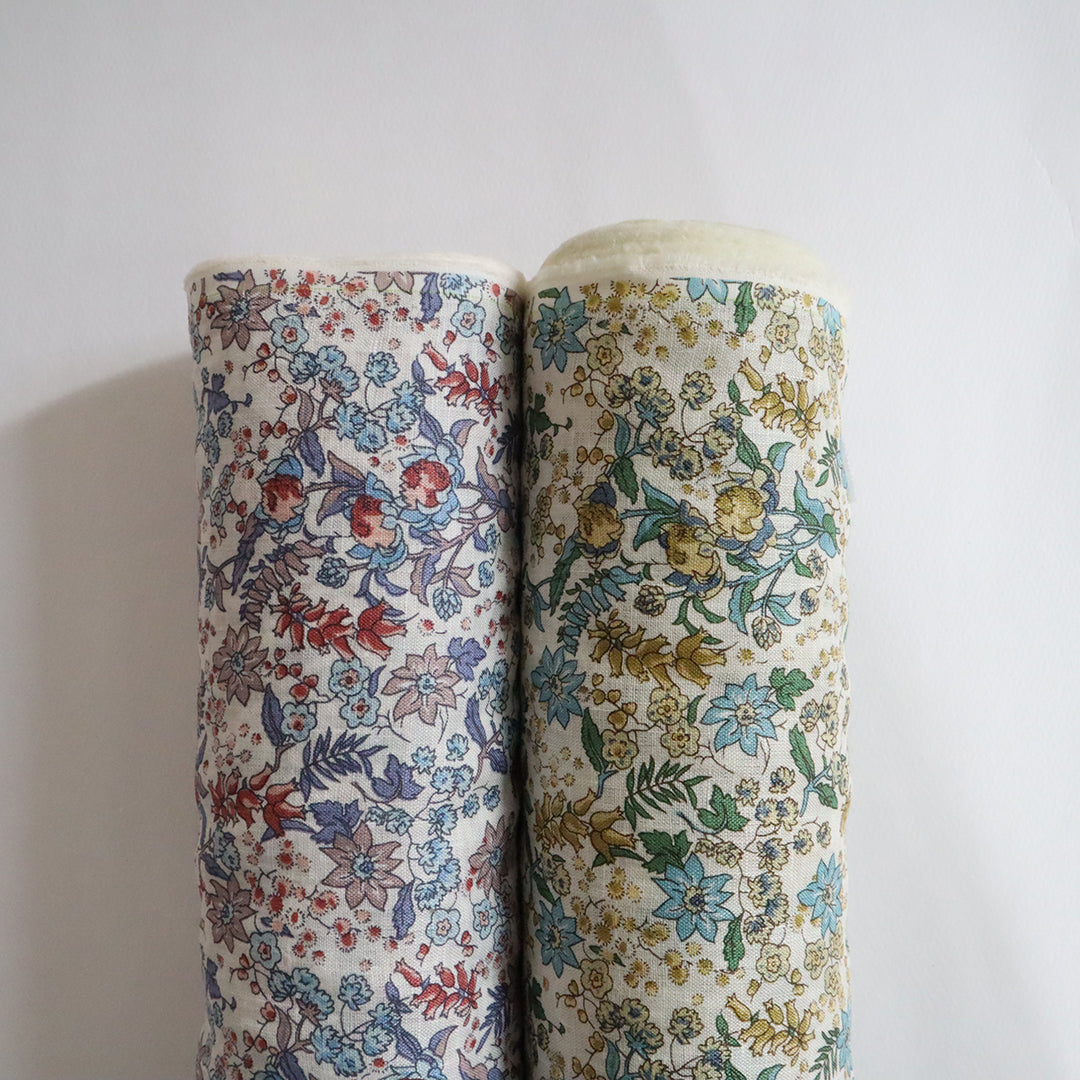 LIBERTY フランダースリネン「セルリア」ブラウンレッド