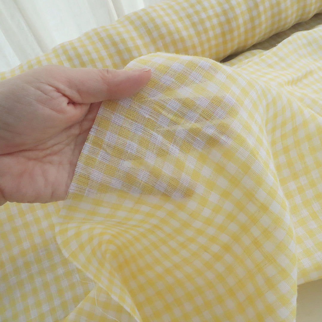 透け感のあるリネンです