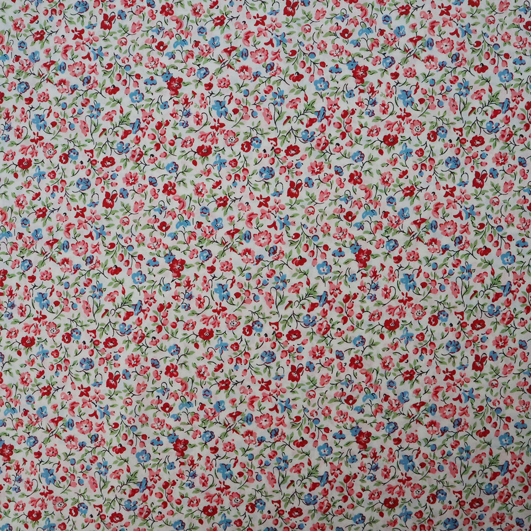 LIBERTY FABRICS 「ポゥジー・メドウ」レッド