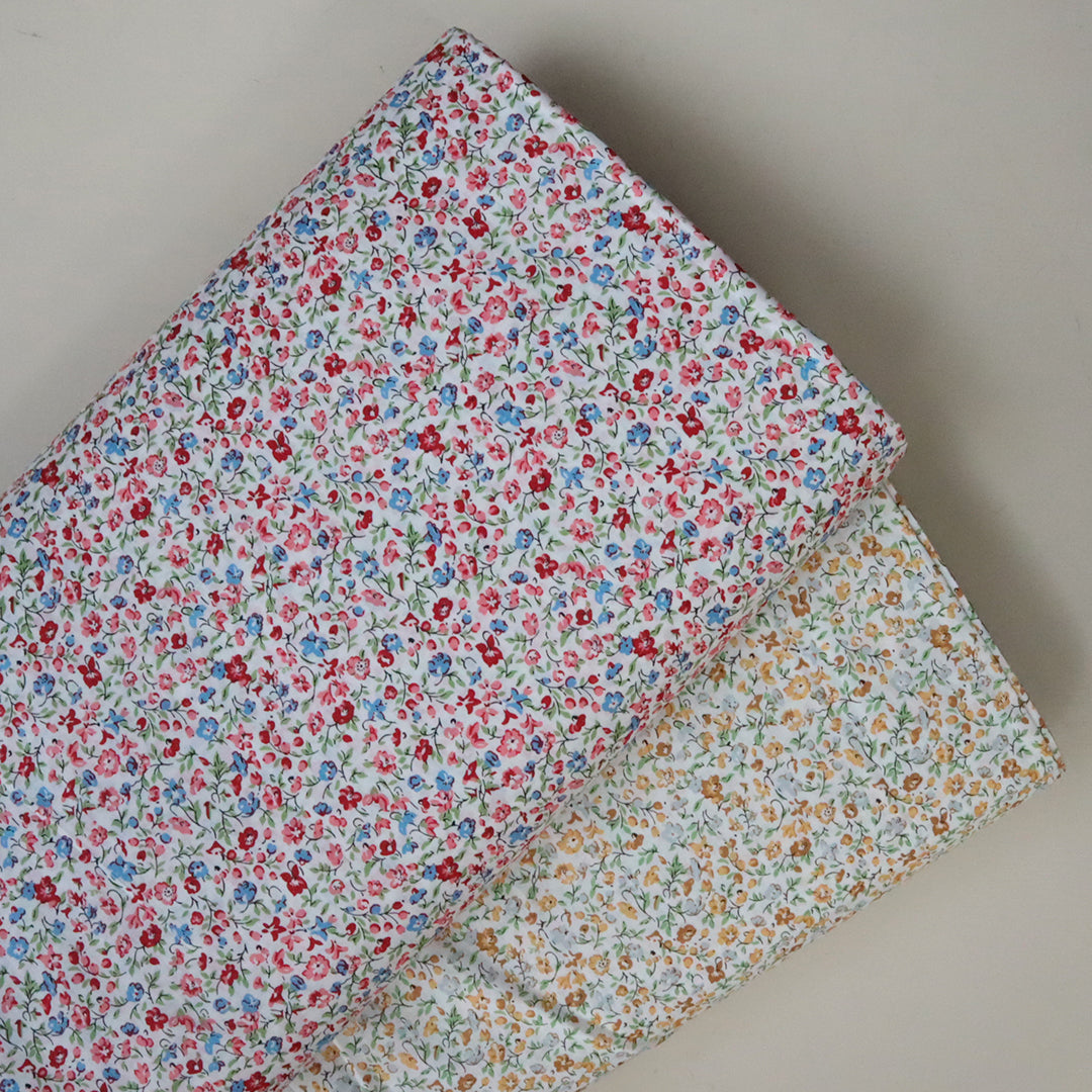 LIBERTY FABRICS 「ポゥジー・メドウ」レッド