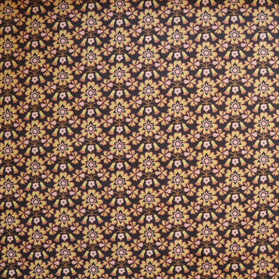 LIBERTY FABRICS 「マクセン」イエロー×ピンク