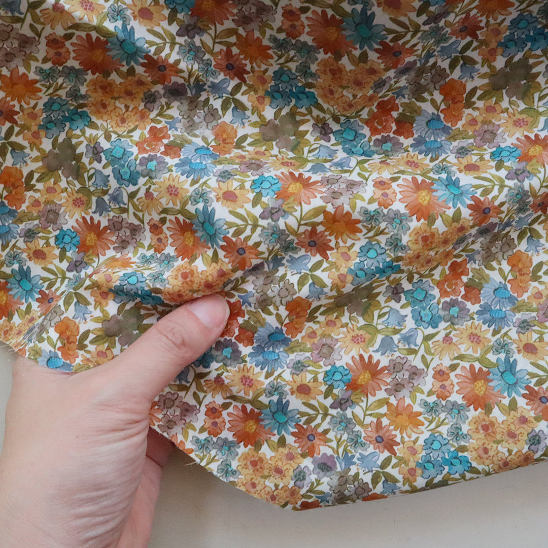 LIBERTY FABRICS 「 サンドラ・スプリング 」オレンジ