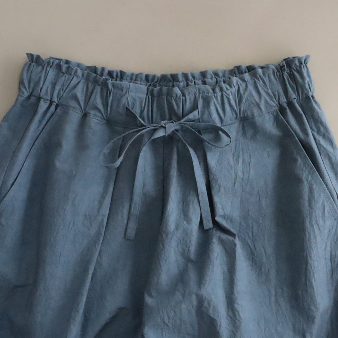 【生地セット】インタックのイージーパンツ コットンリネンタイプライター(パターン別売)