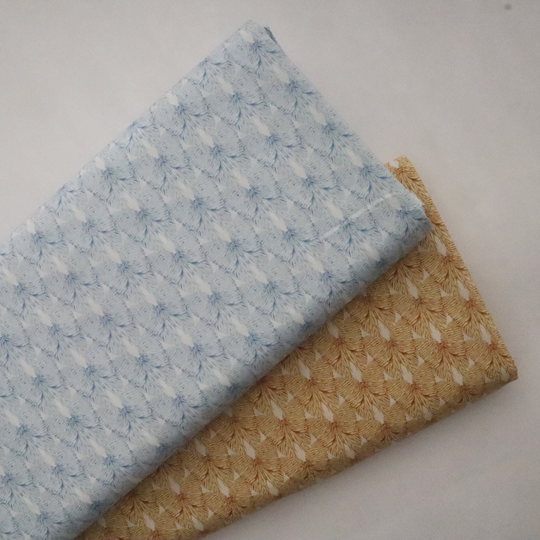 LIBERTY FABRICS 「バッスル・アンド・ボウ」ブルー