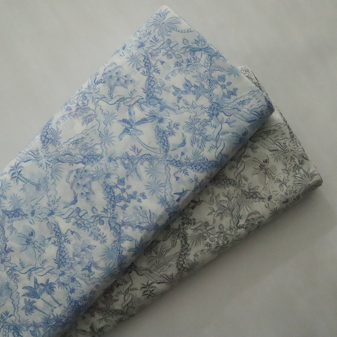 LIBERTY FABRICS 「トロピカル・トワール」グレー