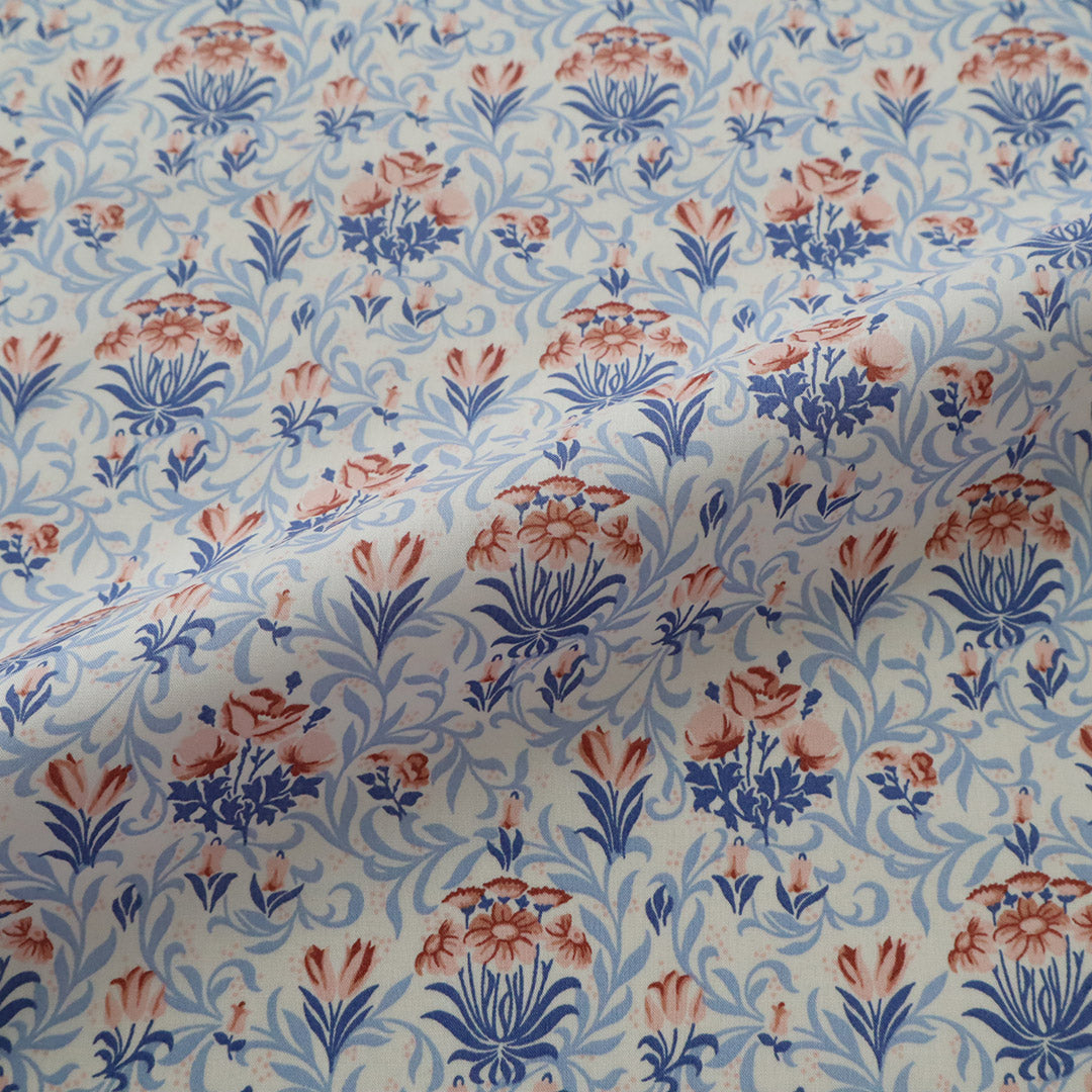 LIBERTY FABRICS「フォーリー・スプリグ」ブルー