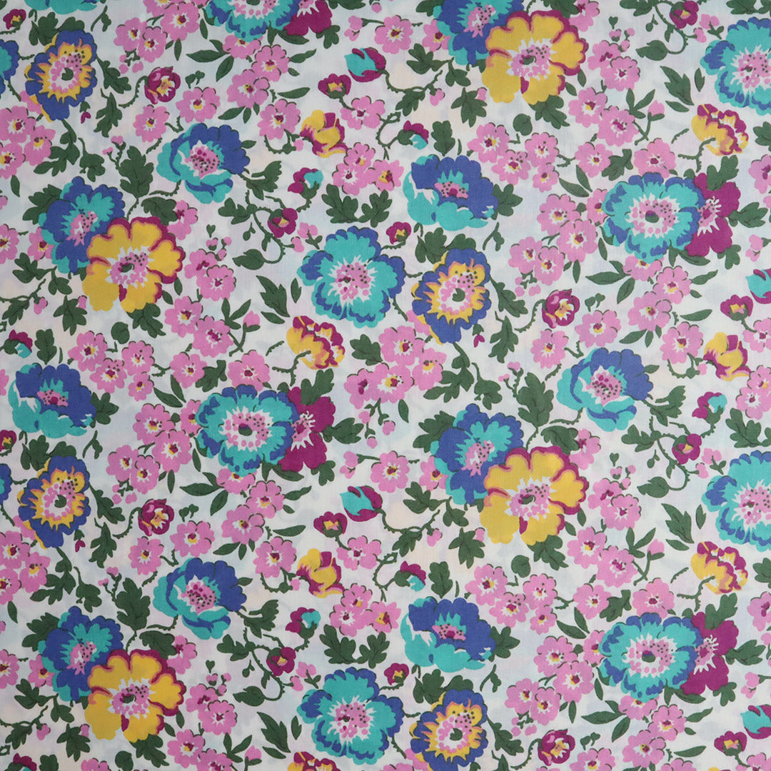 LIBERTY FABRICS「ポピー・ポエム」ピンク