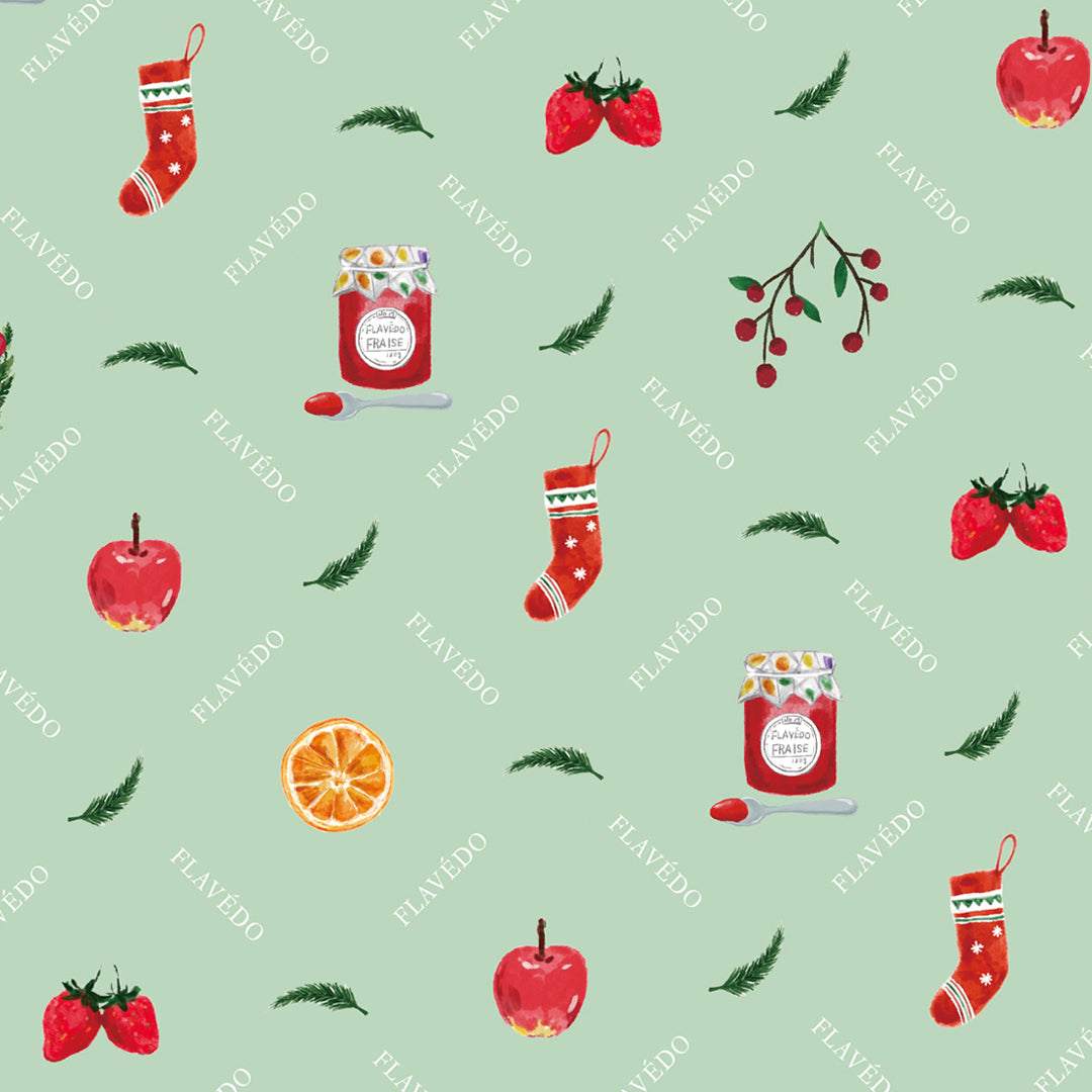 期間限定でクリスマスの包装紙が選べます