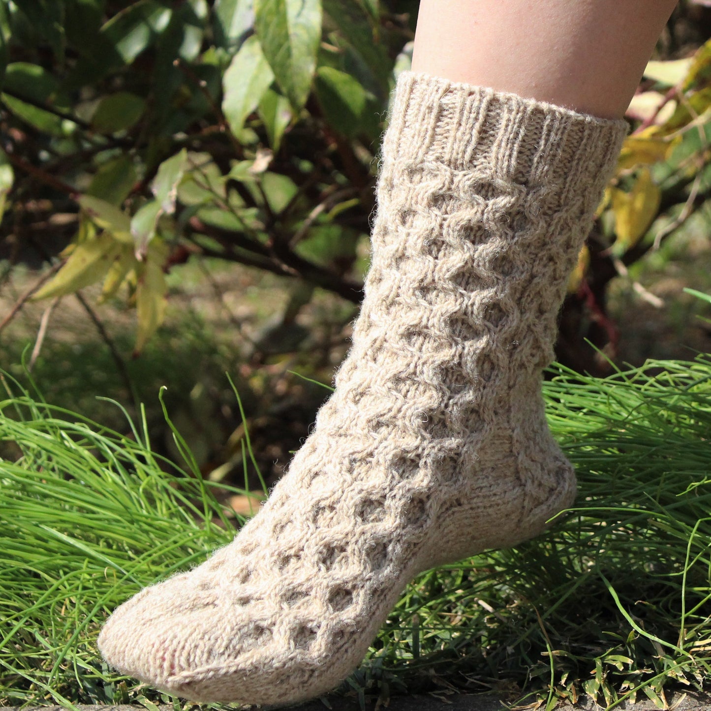 作品例:Waddon Grove Farm Helen's woolen yarn