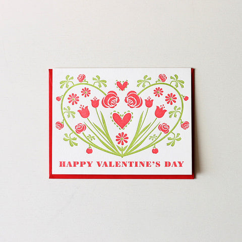 ［Dutch Door Press］カード happy valentine's day