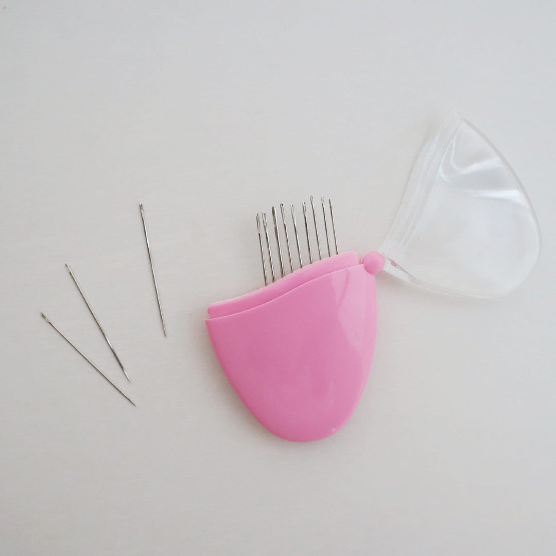 ピンク 家庭用縫い針セット