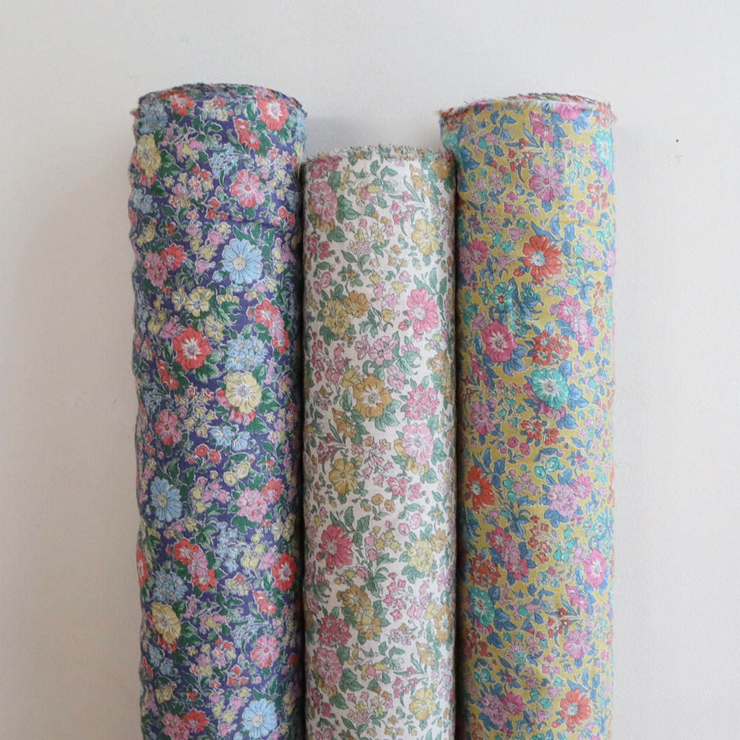 LIBERTY フランダースリネン「クレアリッチ」 ネイビー