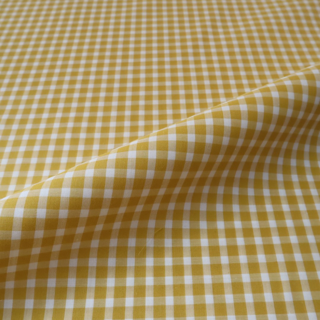 Liberty fabrics「ギンガムチェック」イエロー