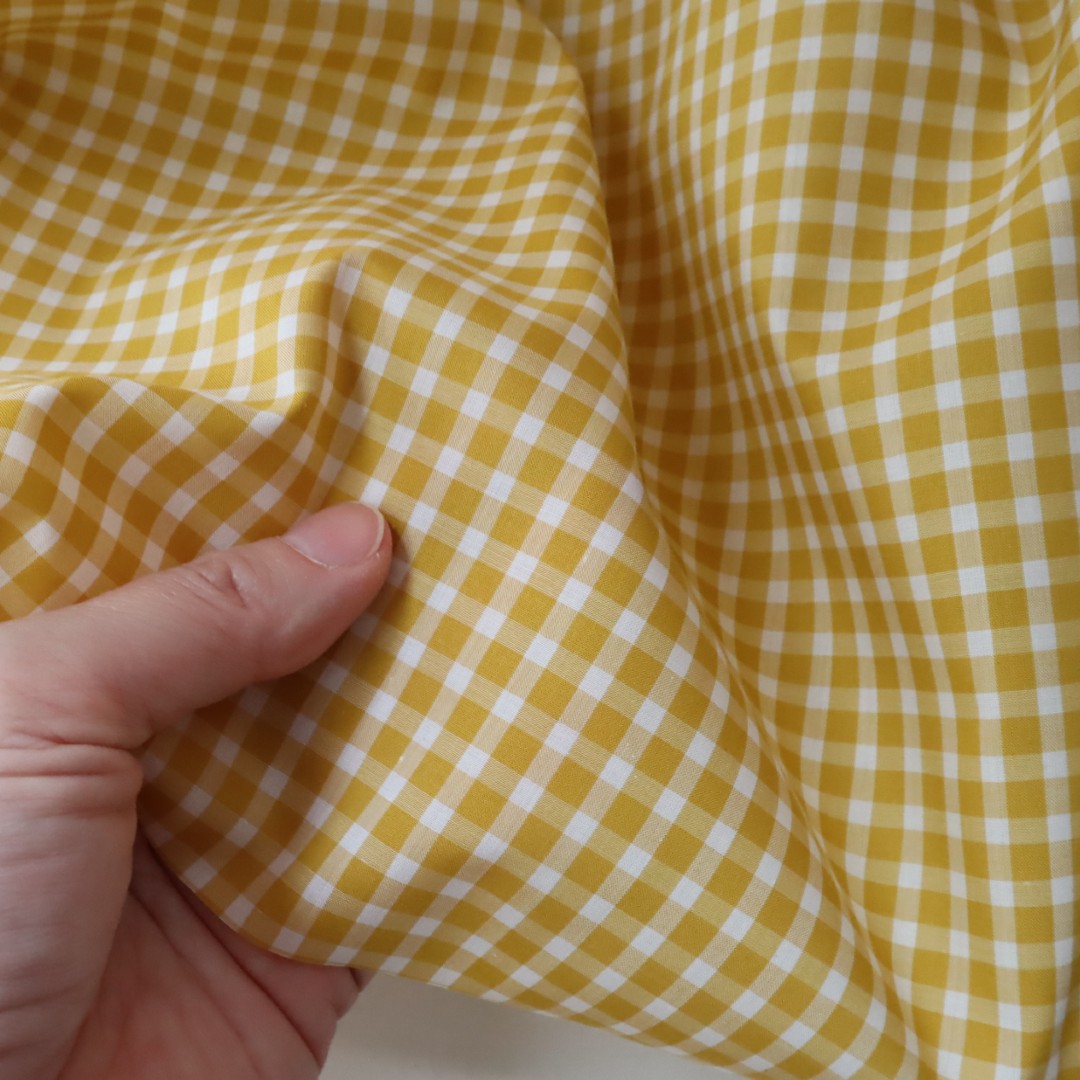 Liberty fabrics「ギンガムチェック」イエロー