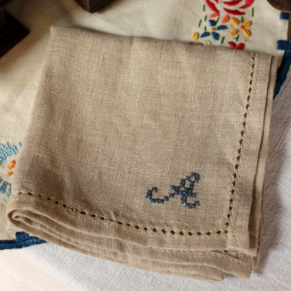 【受注商品】アルファベット刺繍 ※代引不可