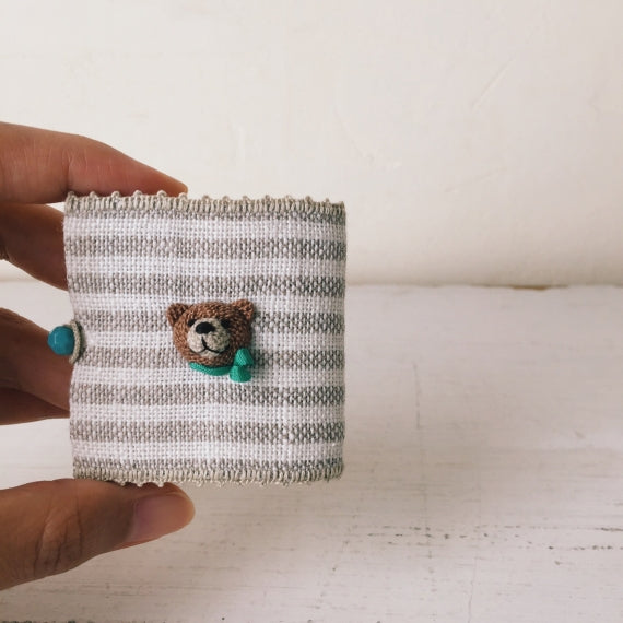 刺繍用リネンテープ ストライプ