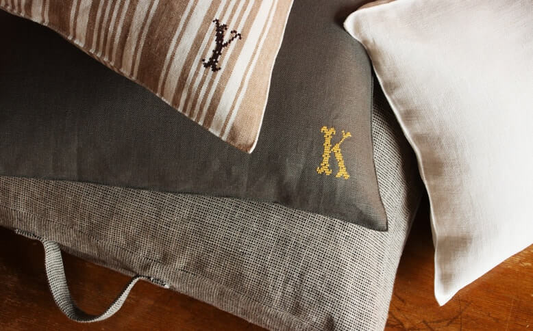 【受注商品】アルファベット刺繍 ※代引不可