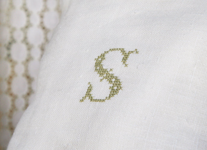 【受注商品】アルファベット刺繍 ※代引不可