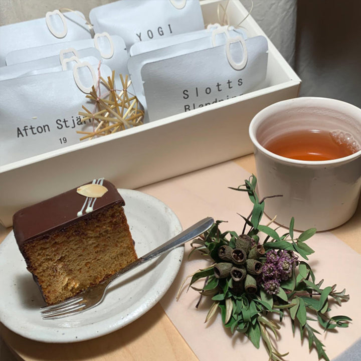 ［TE HANDEL］お花のフレーバーティーと季節の花アレンジのセット