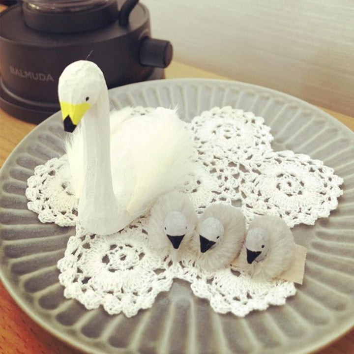 ［梺］オオハクチョウ　親子セット