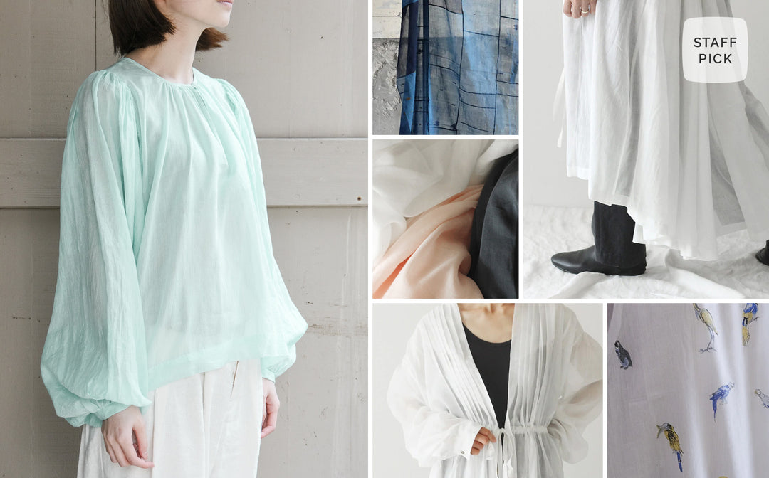 《STAFF PICK》さらりと涼しい、カディの服