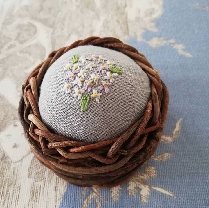 あけびの紫陽花ピンクッションキット