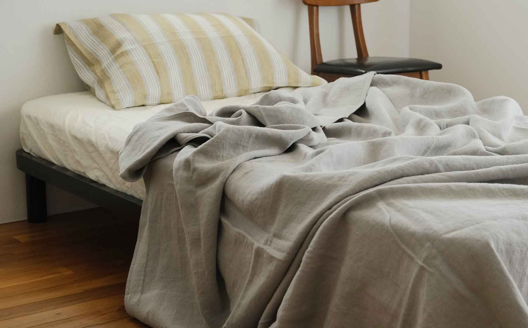 リネンのブランケット4種を比較