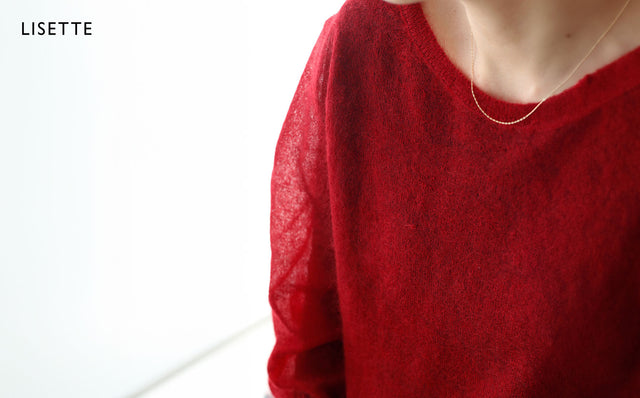 シアーな軽さに上質なあたたさ。冬のキッドモヘヤ