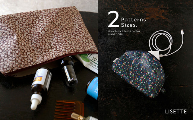 2種類のビニールコーティングポーチ