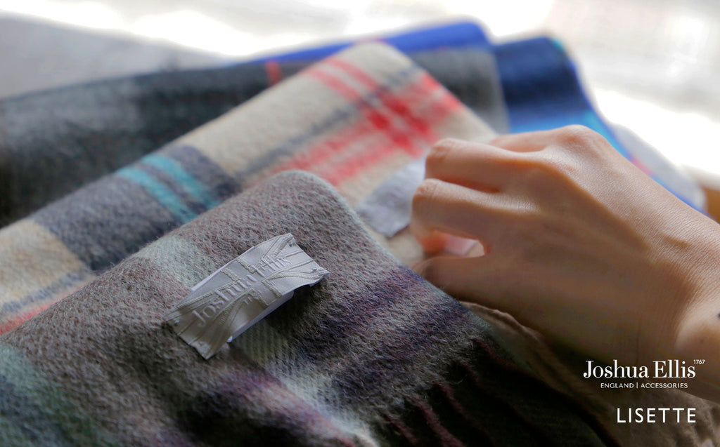 Joshua Ellis カシミヤマフラー