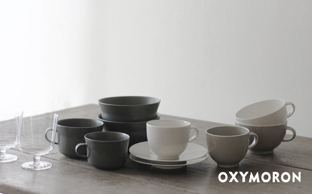 tableware for "OXYMORON"