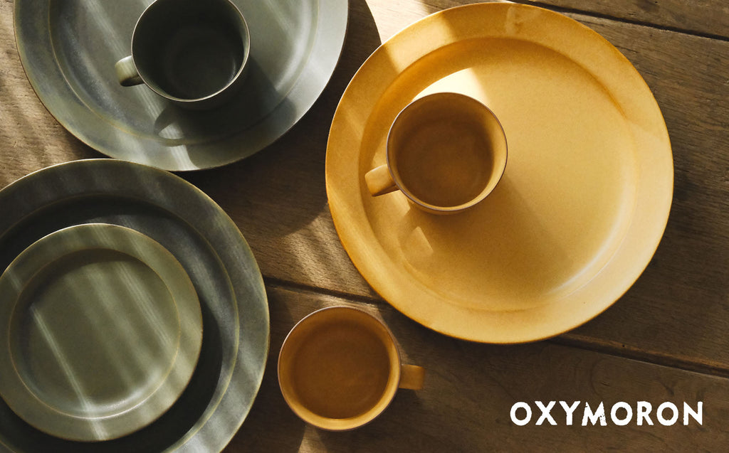 tableware for "OXYMORON"のイエローも再入荷