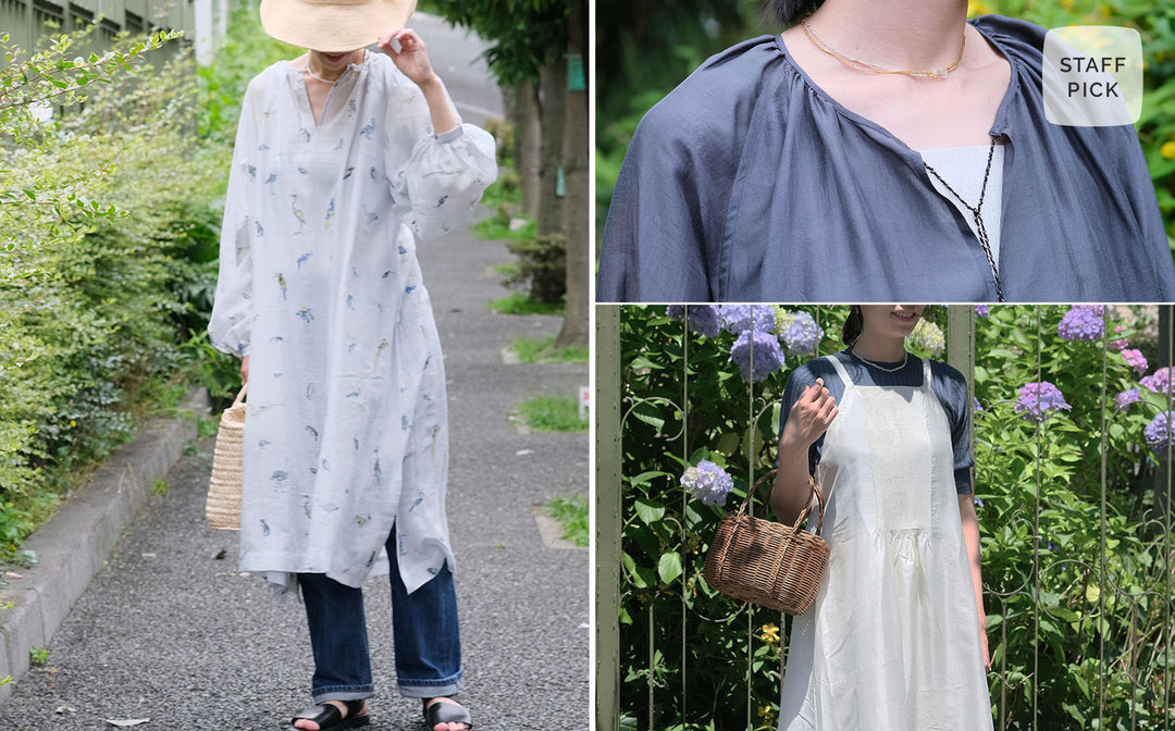 《STAFF PICK》夏に着たいシルクの服