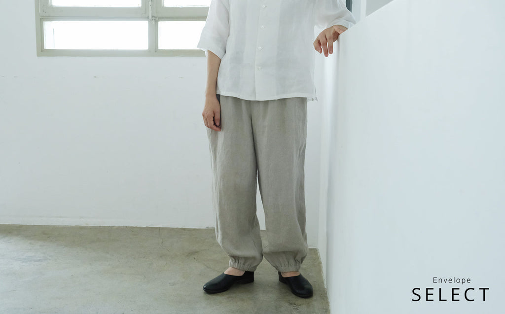 大人ナチュラルに着こなすリネン服