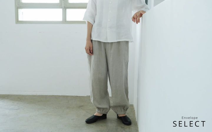 大人ナチュラルに着こなすリネン服