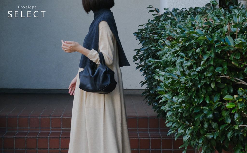 《再入荷》冬のお出かけに。カシミヤのワンピース