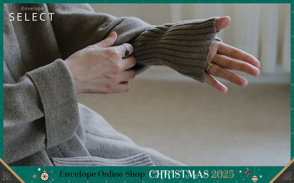 冬の贈り物。カシミヤのアームウォーマー