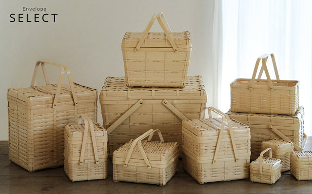 美しい竹のかご