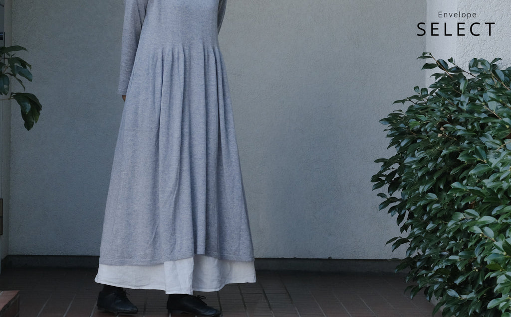 【新入荷】ふんわりワンピースと柄編みベスト