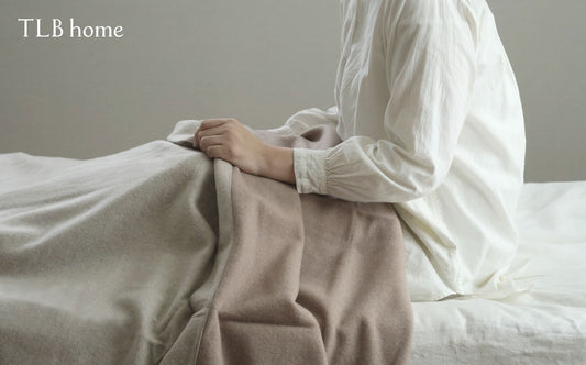 なめらかな肌触りが魅力。ウールブランケット再入荷