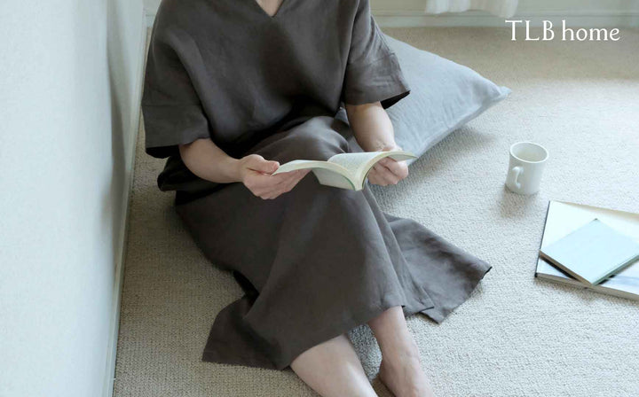 風が通るハーフスリーブカフタン